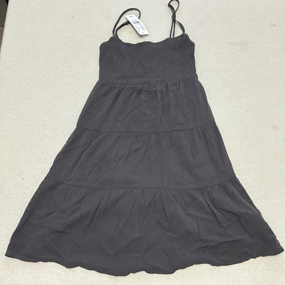 NWT LA Hearts Smocked Tiered Babydoll Dress Women XS